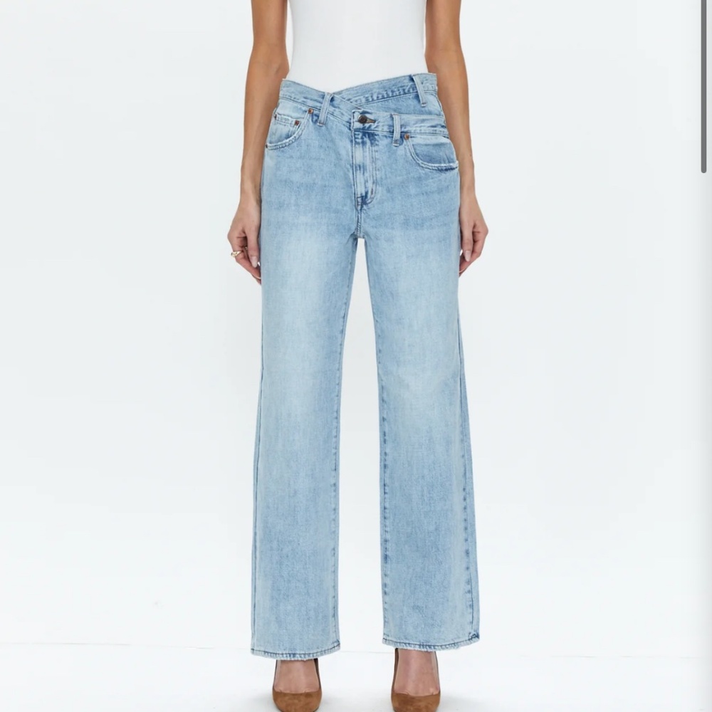 Pistola BOBBIE MID RISE LOOSE STRAIGHT LEG W/ CROSSOVER - NELSON Size 27